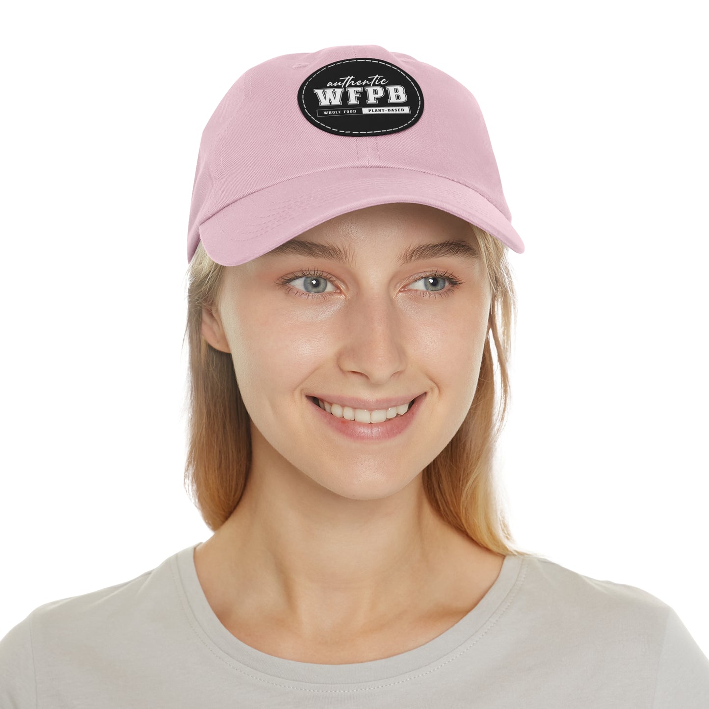 Authentic WFPB, Whole Food Plant-based | Cap with Vegan Leather Patch