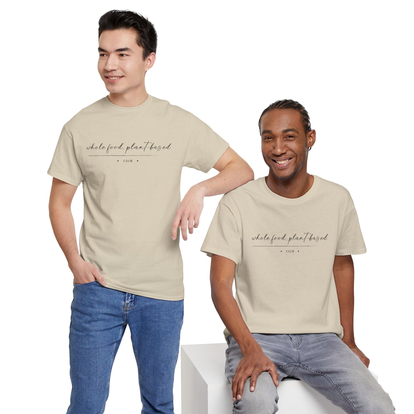 Whole Food, Plant-based Club | Unisex 100% Heavy Cotton Tee