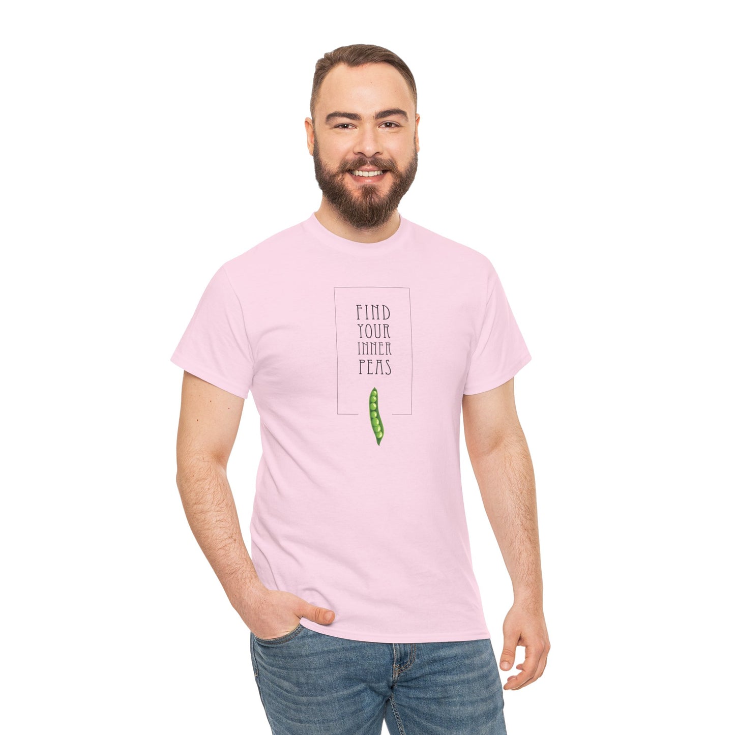 Find Your Inner Peas | Unisex 100% Heavy Cotton Tee