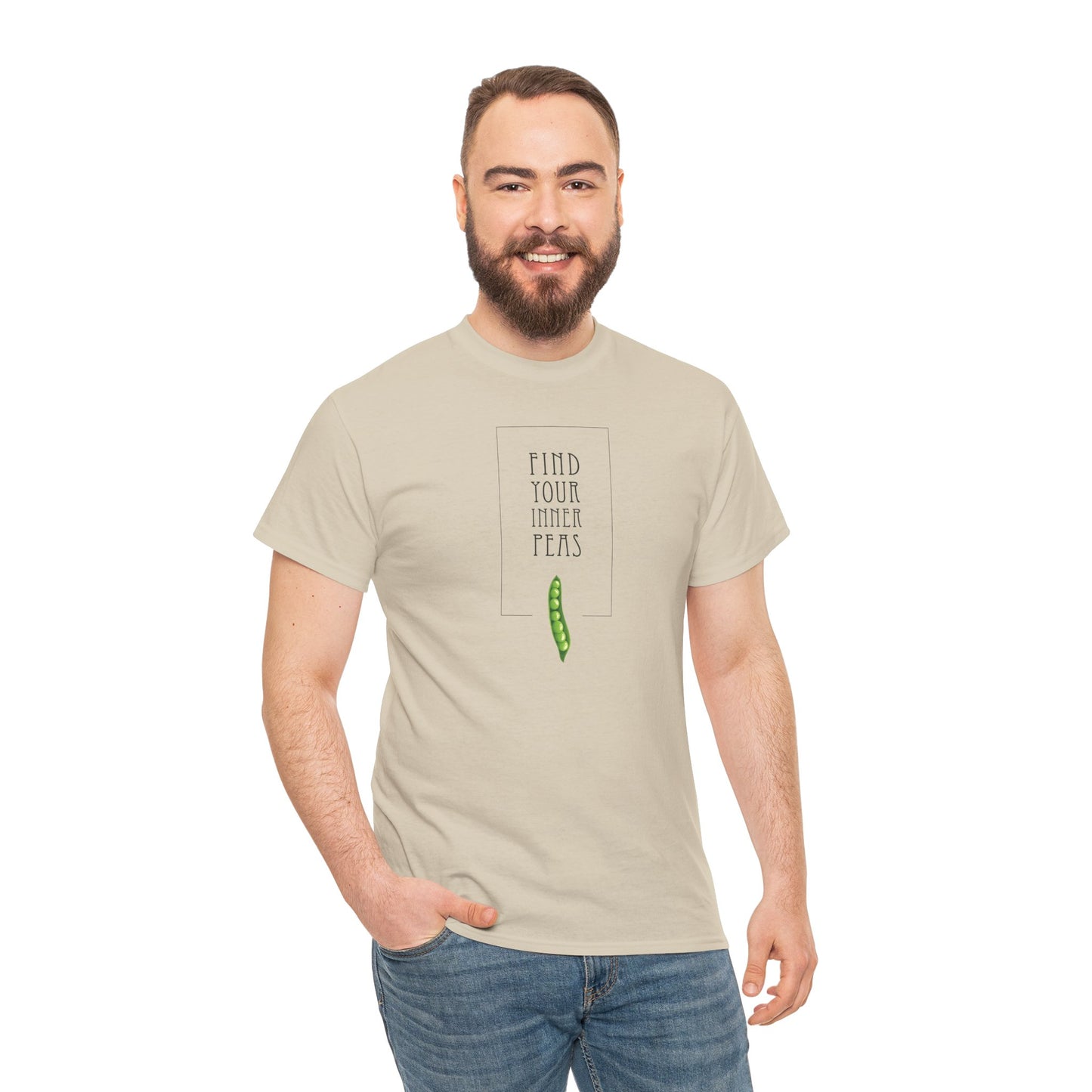 Find Your Inner Peas | Unisex 100% Heavy Cotton Tee