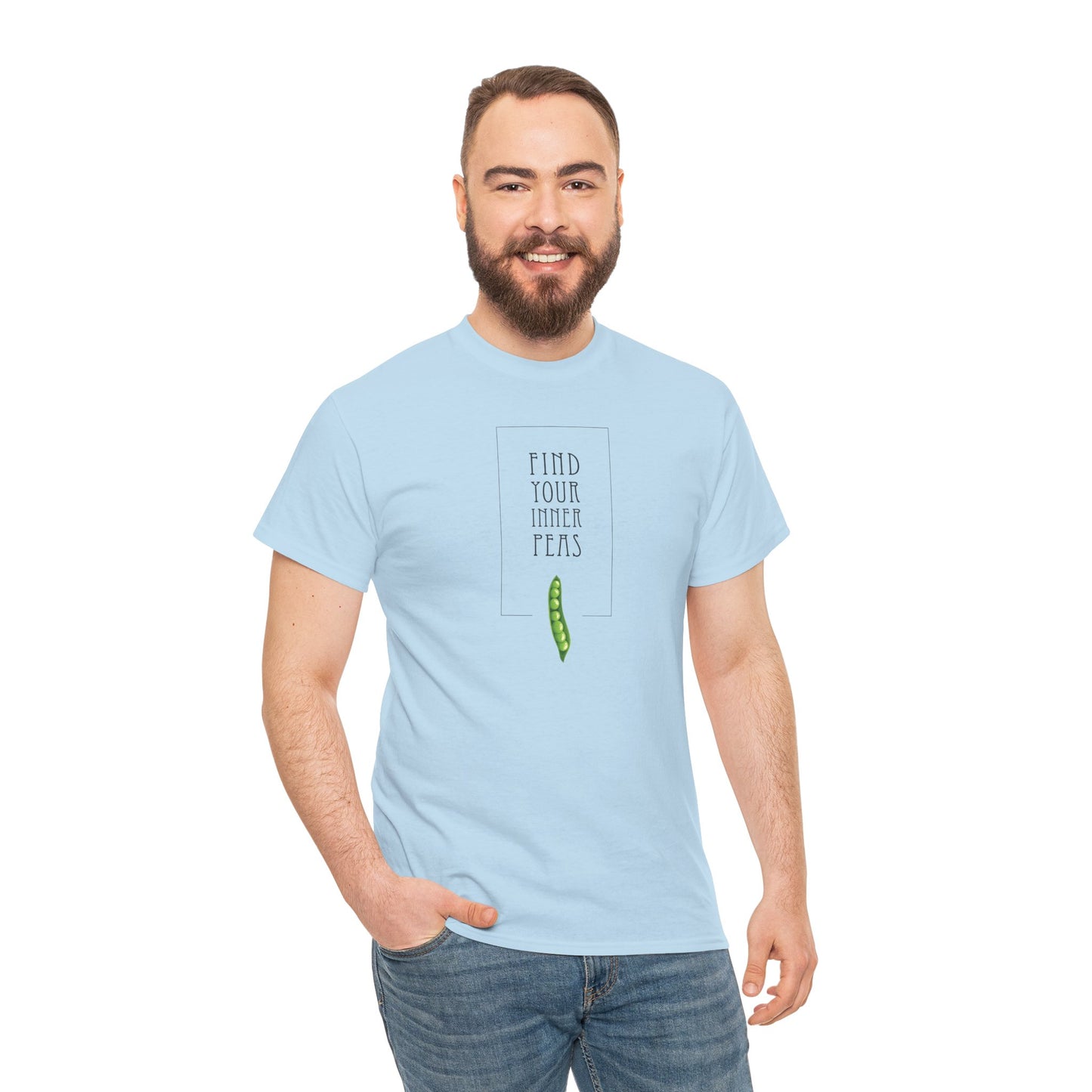Find Your Inner Peas | Unisex 100% Heavy Cotton Tee