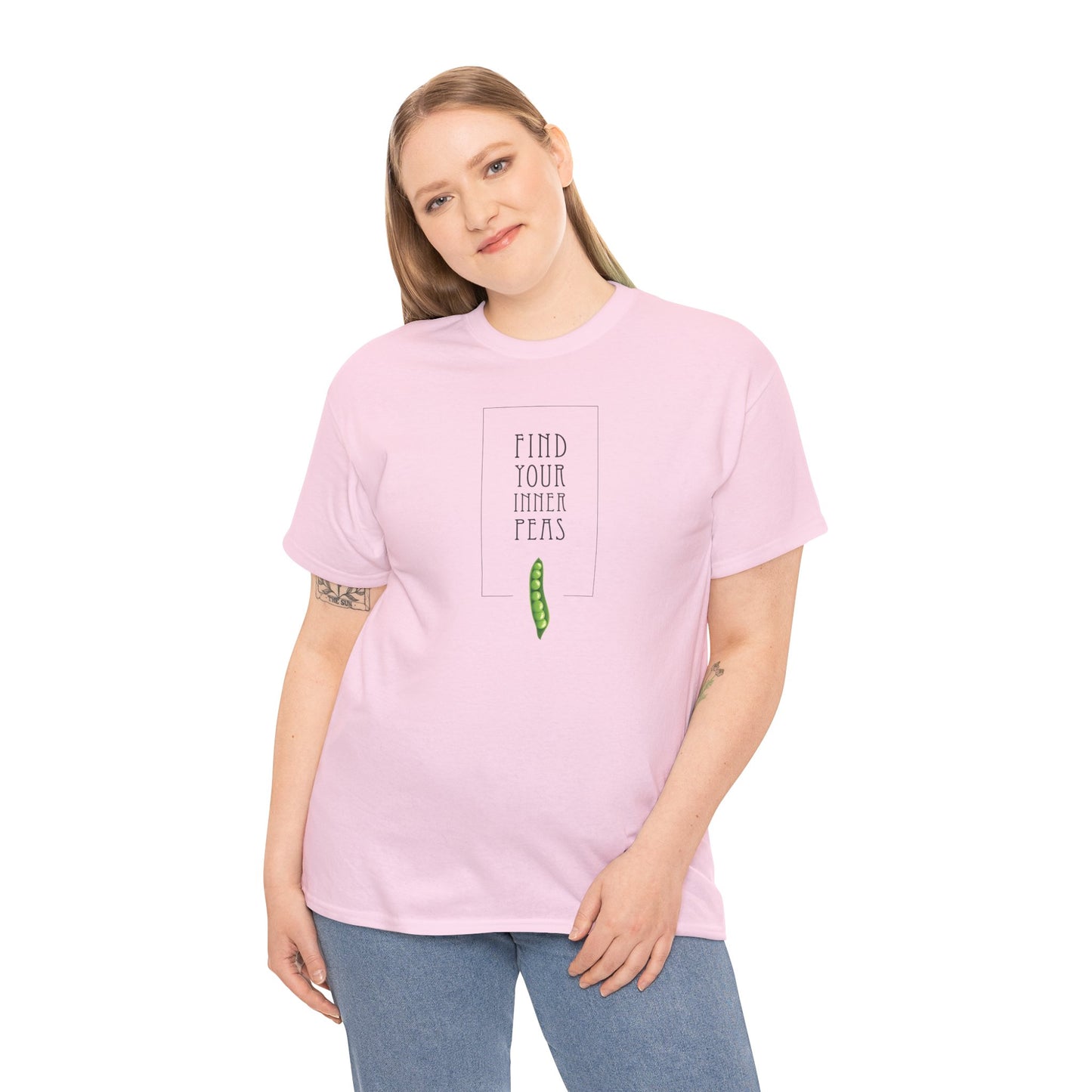 Find Your Inner Peas | Unisex 100% Heavy Cotton Tee