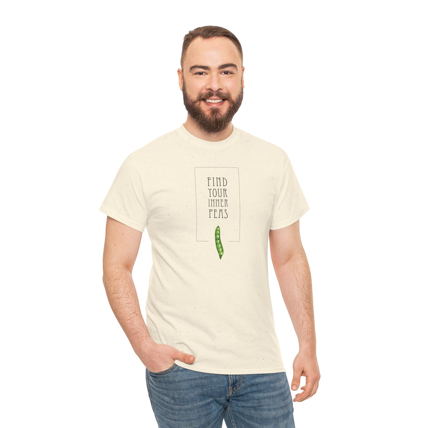Find Your Inner Peas | Unisex 100% Heavy Cotton Tee