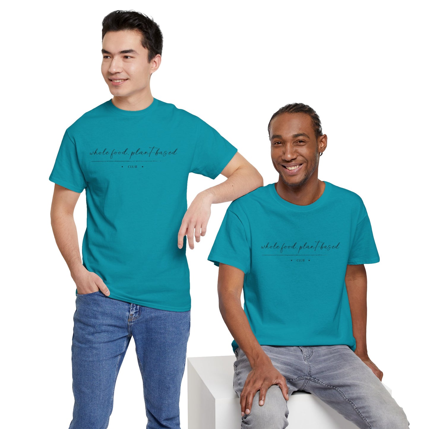 Whole Food, Plant-based Club | Unisex 100% Heavy Cotton Tee