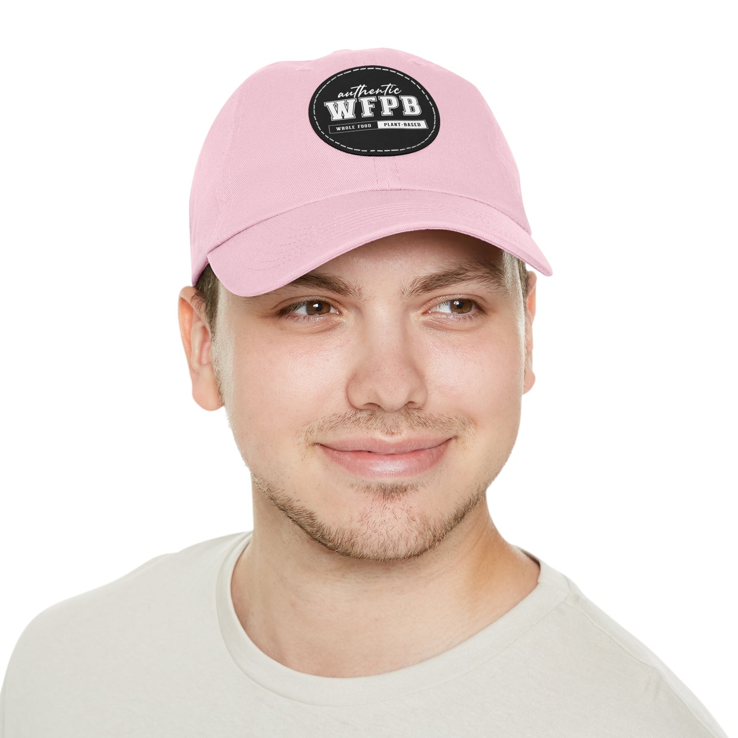 Authentic WFPB, Whole Food Plant-based | Cap with Vegan Leather Patch