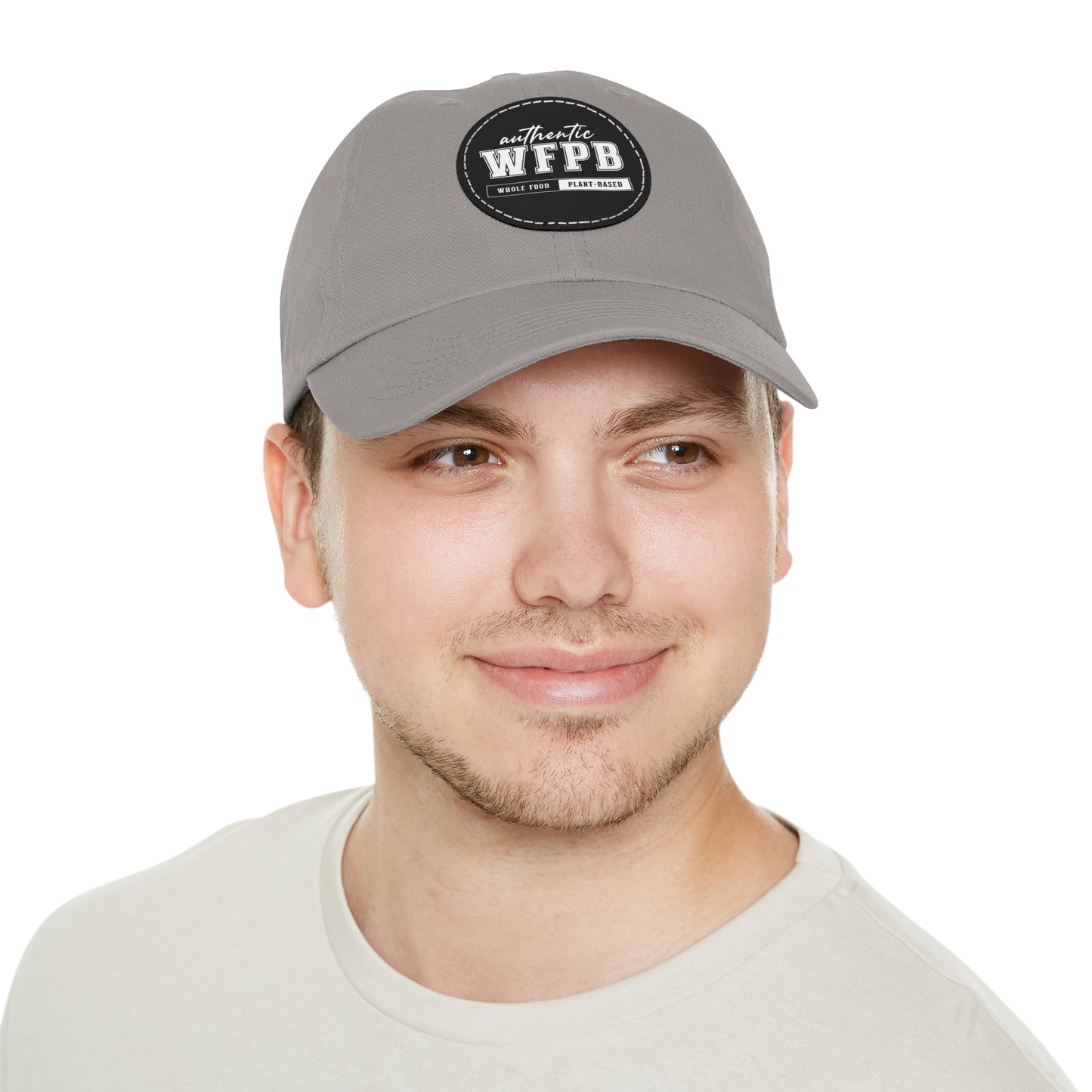 Authentic WFPB, Whole Food Plant-based | Cap with Vegan Leather Patch