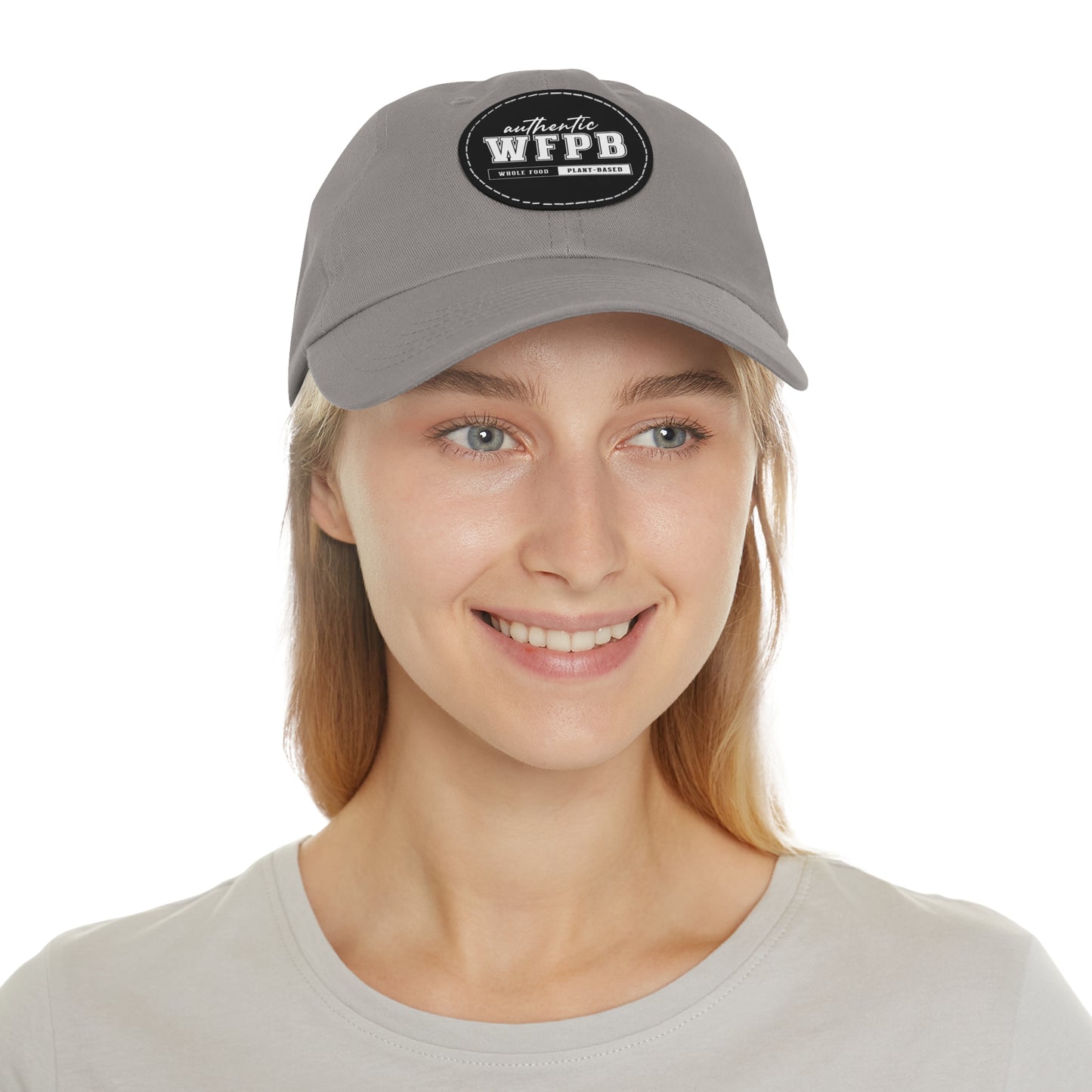 Authentic WFPB, Whole Food Plant-based | Cap with Vegan Leather Patch