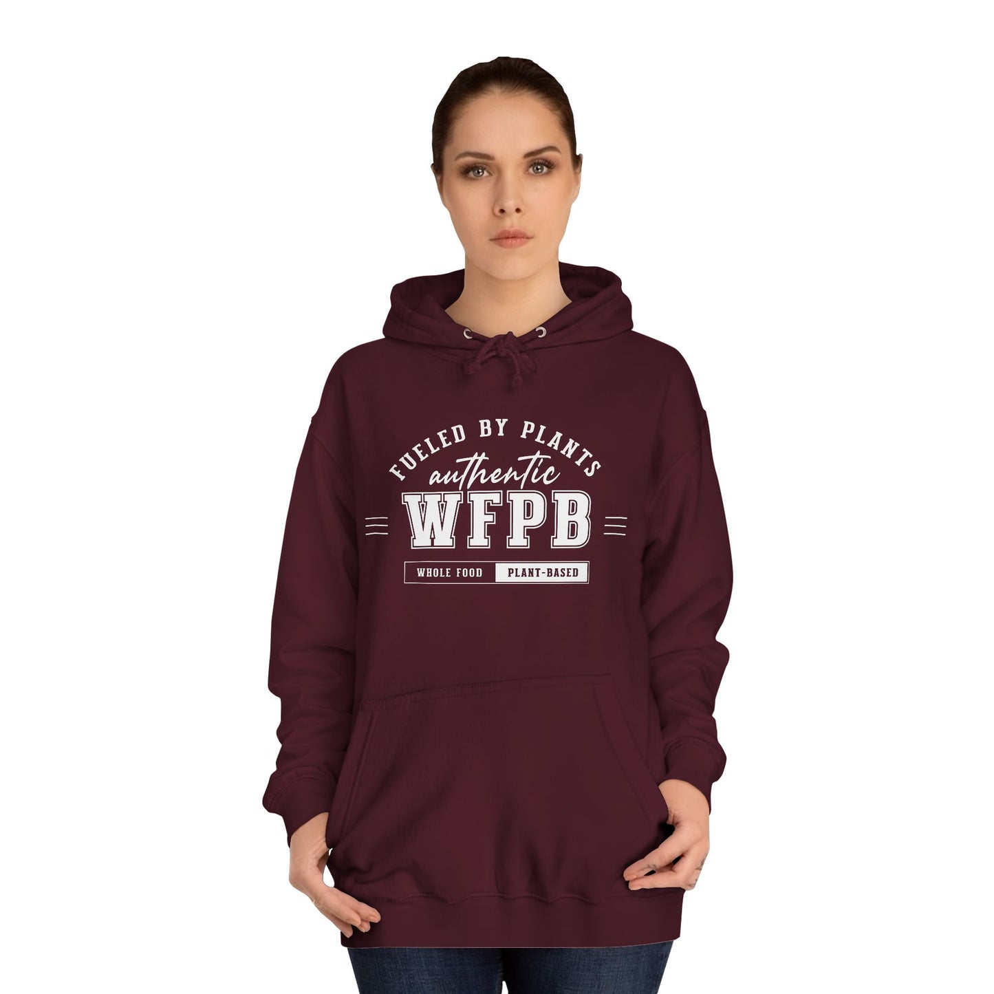Fueled By Plants, Authentic WFPB | Vegan Unisex Hoodie
