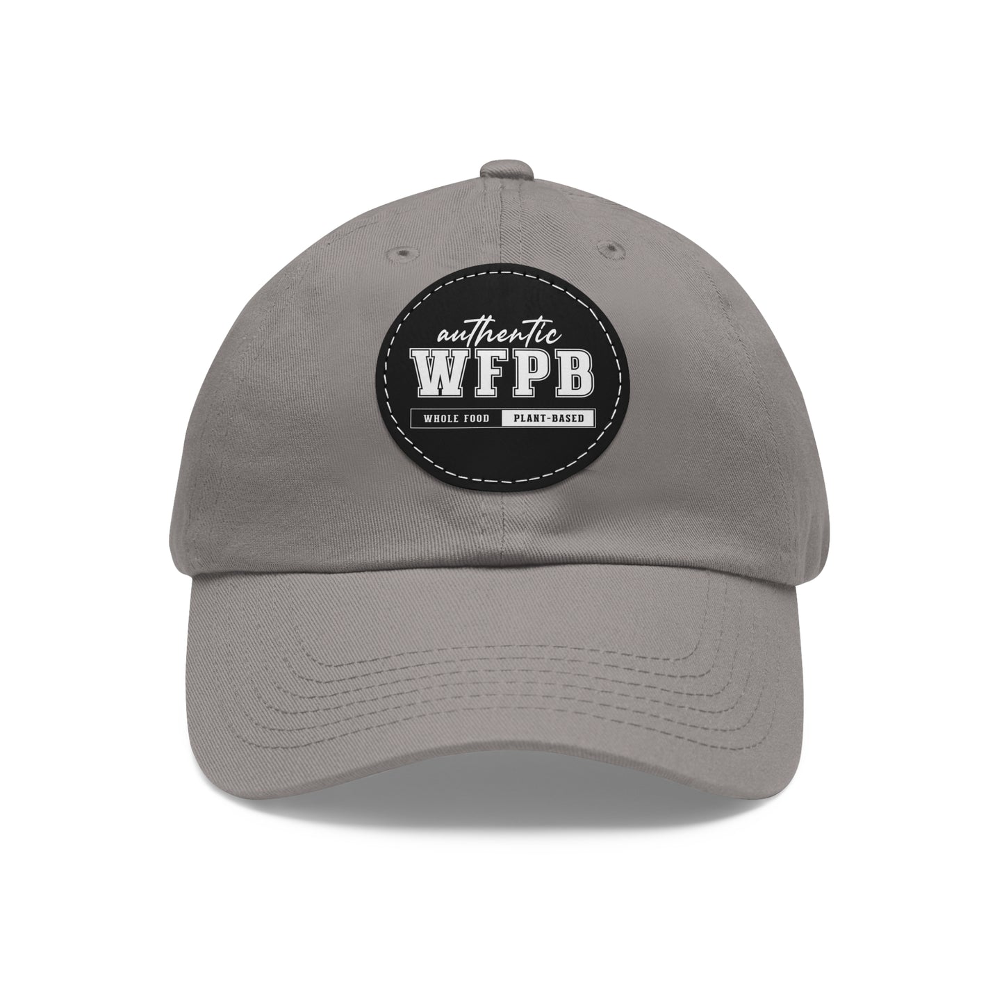Authentic WFPB, Whole Food Plant-based | Cap with Vegan Leather Patch