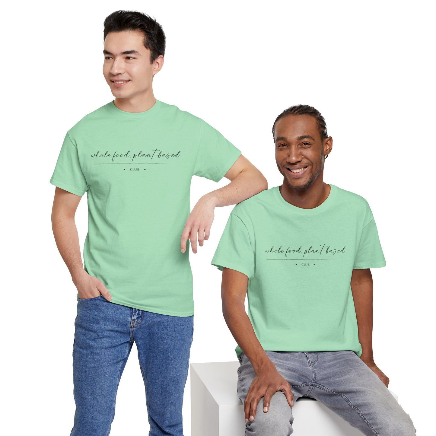 Whole Food, Plant-based Club | Unisex 100% Heavy Cotton Tee