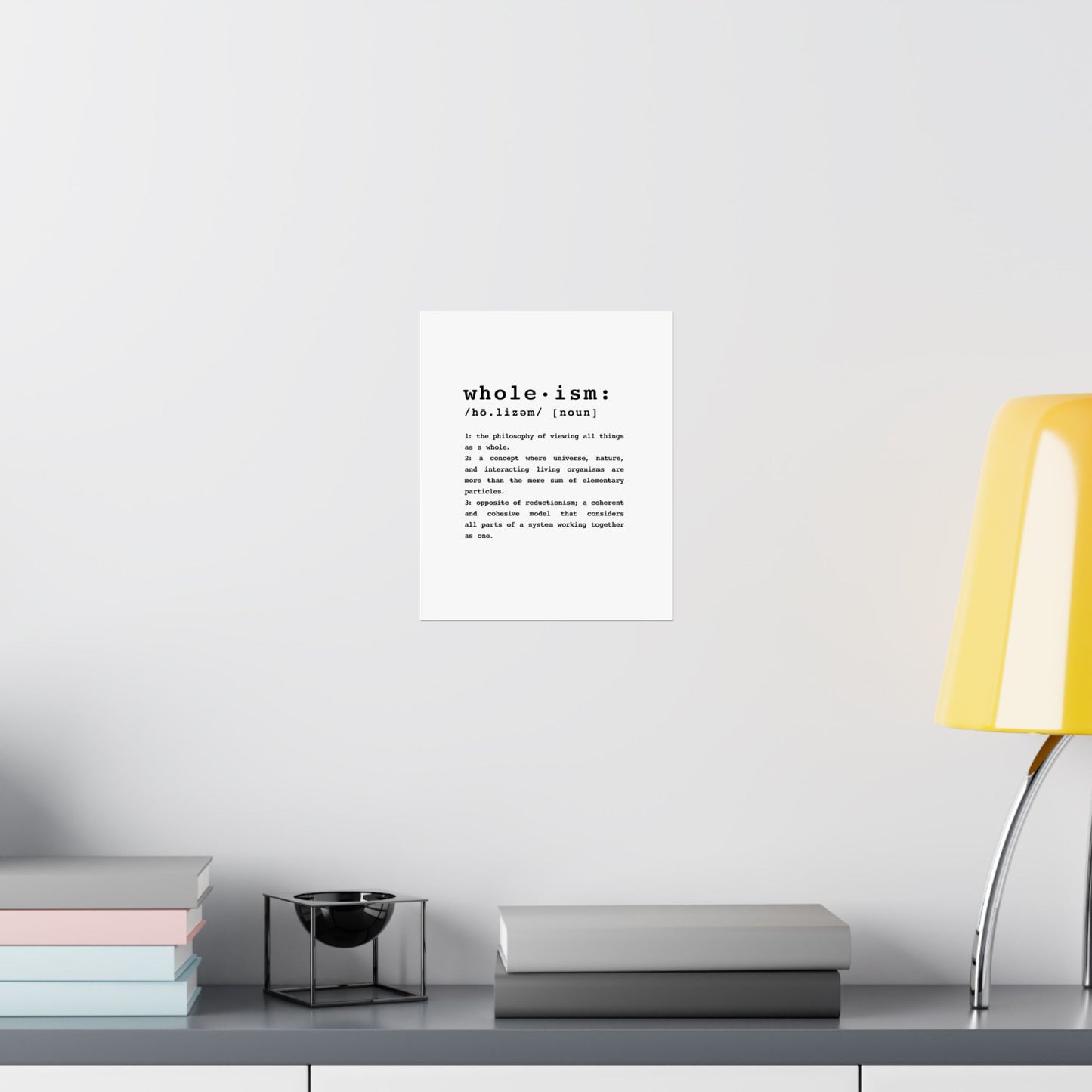 Wholism Premium Matte Vertical Poster | WFPB Inspiration Home Decor