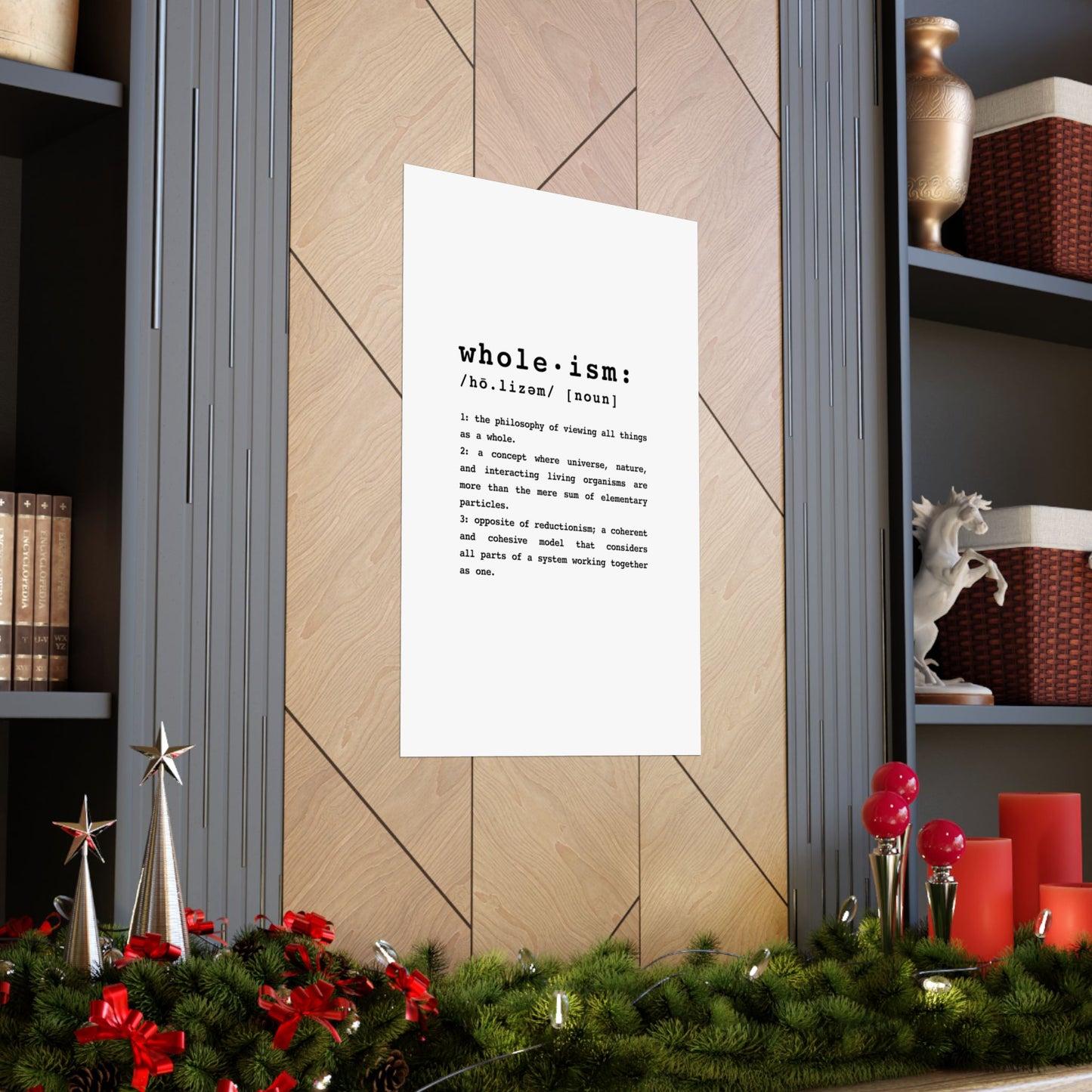 Wholism Premium Matte Vertical Poster | WFPB Inspiration Home Decor