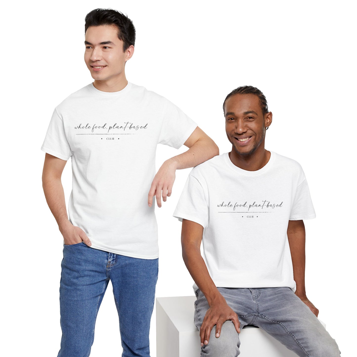 Whole Food, Plant-based Club | Unisex 100% Heavy Cotton Tee
