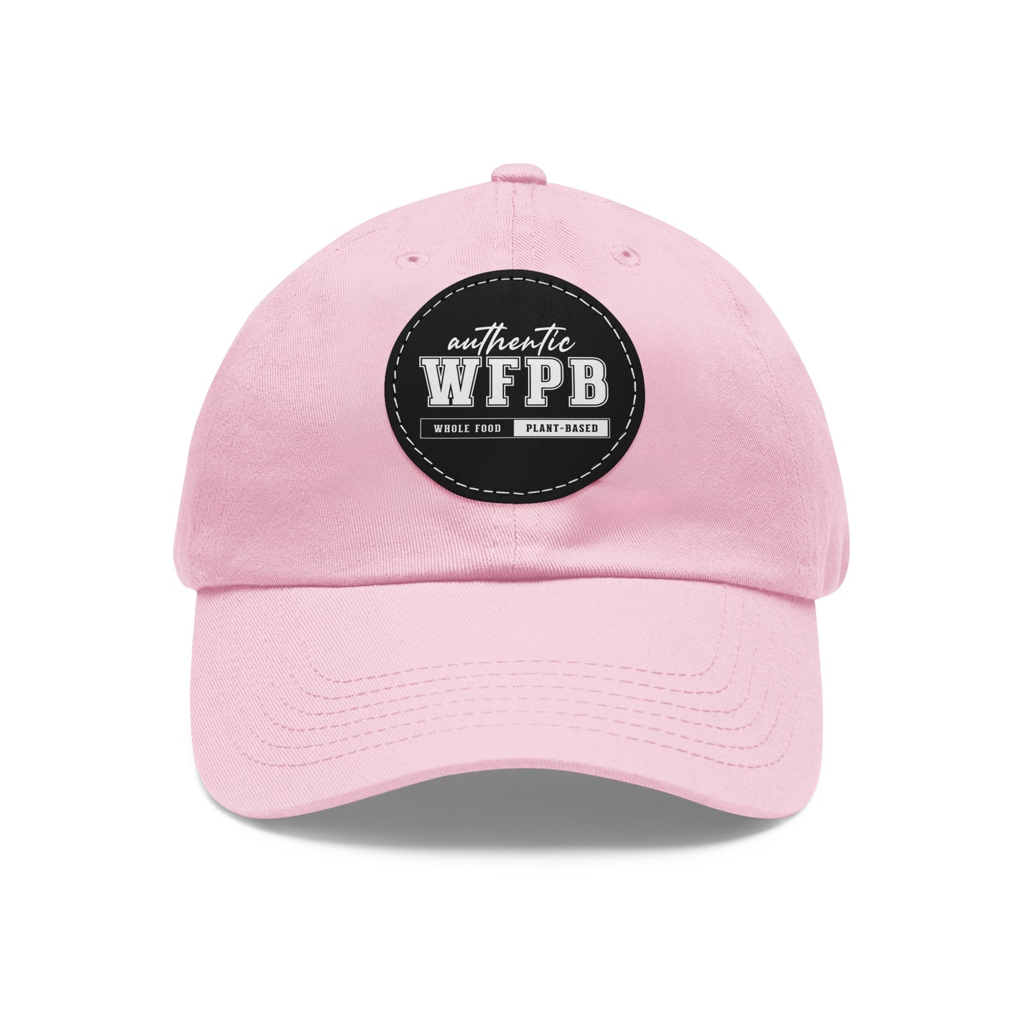 Authentic WFPB, Whole Food Plant-based | Cap with Vegan Leather Patch