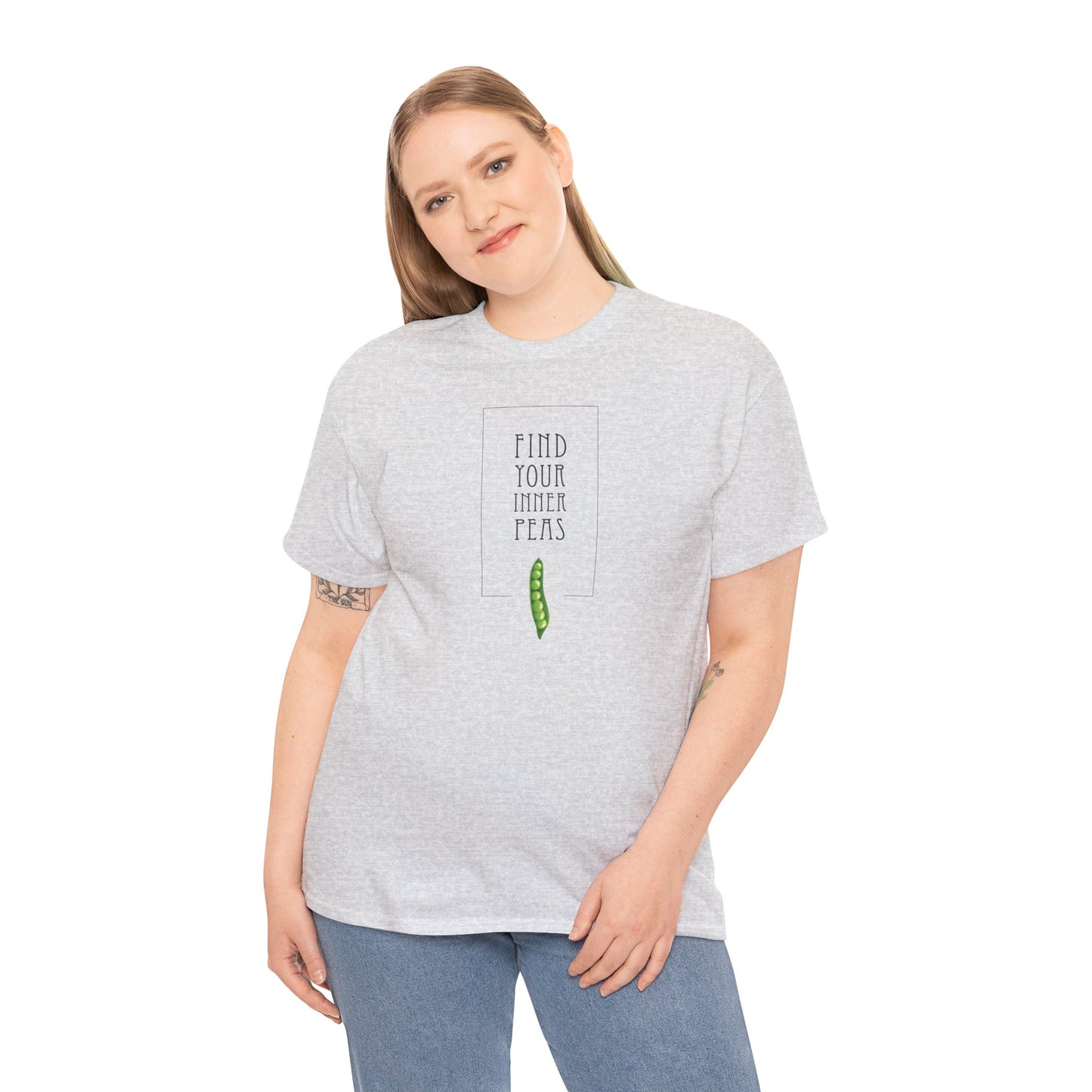Find Your Inner Peas | Unisex 100% Heavy Cotton Tee