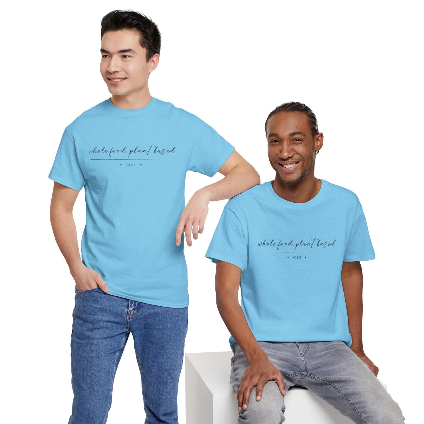 Whole Food, Plant-based Club | Unisex 100% Heavy Cotton Tee