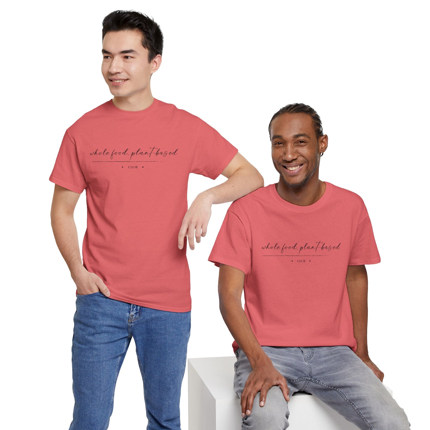 Whole Food, Plant-based Club | Unisex 100% Heavy Cotton Tee