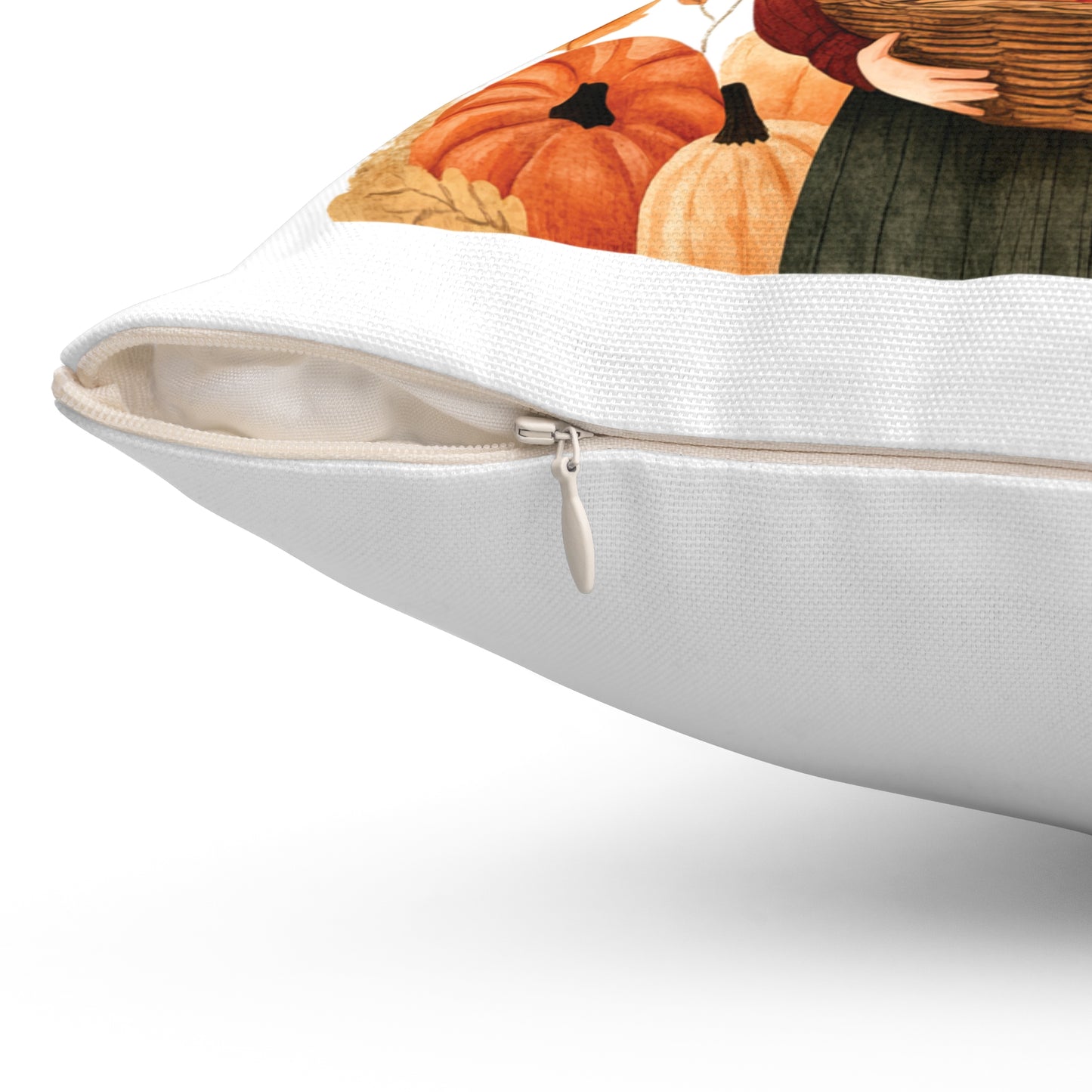 Love is Vegan, Vintage Watercolor Art | Square Pillow and Cover