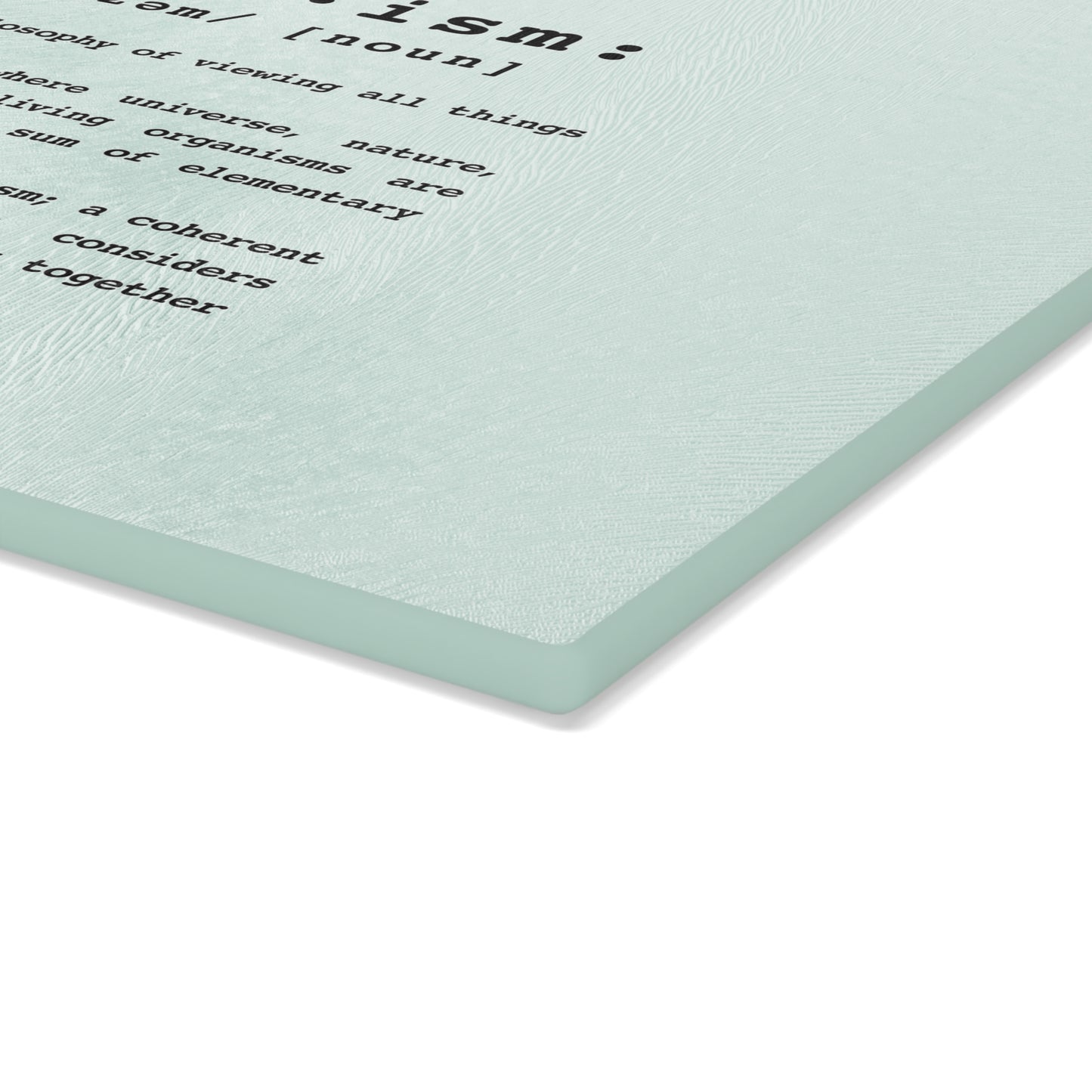 Wholism | Vegan Plant-based Glass Cutting Board