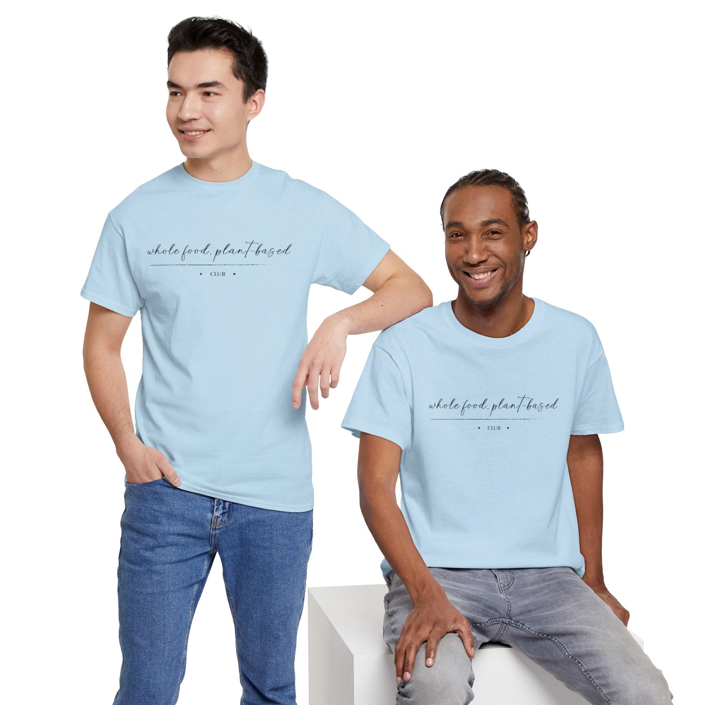 Whole Food, Plant-based Club | Unisex 100% Heavy Cotton Tee