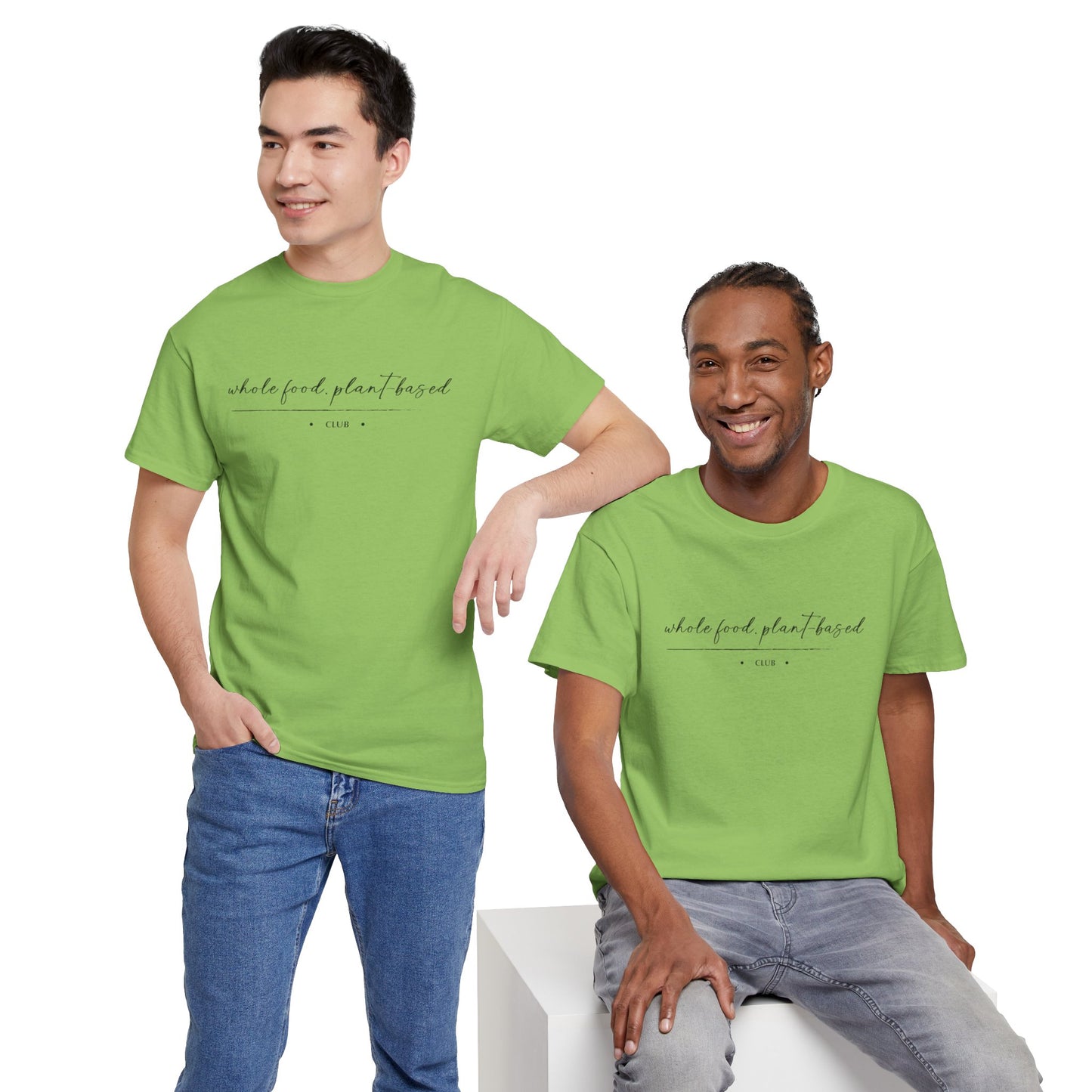 Whole Food, Plant-based Club | Unisex 100% Heavy Cotton Tee