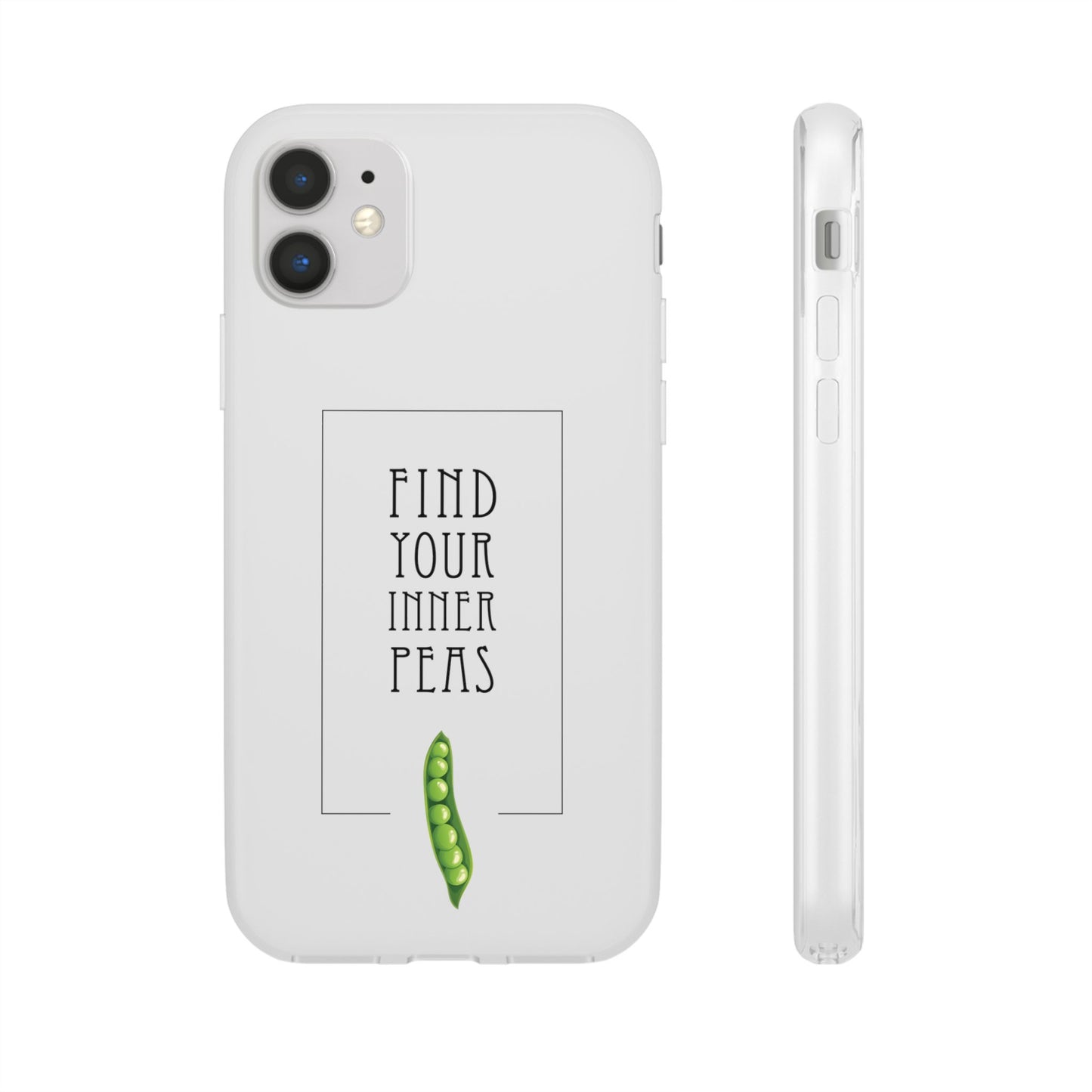 Find Your Inner Peas  |  Flexi Phone Case (Gift Packaging Available)