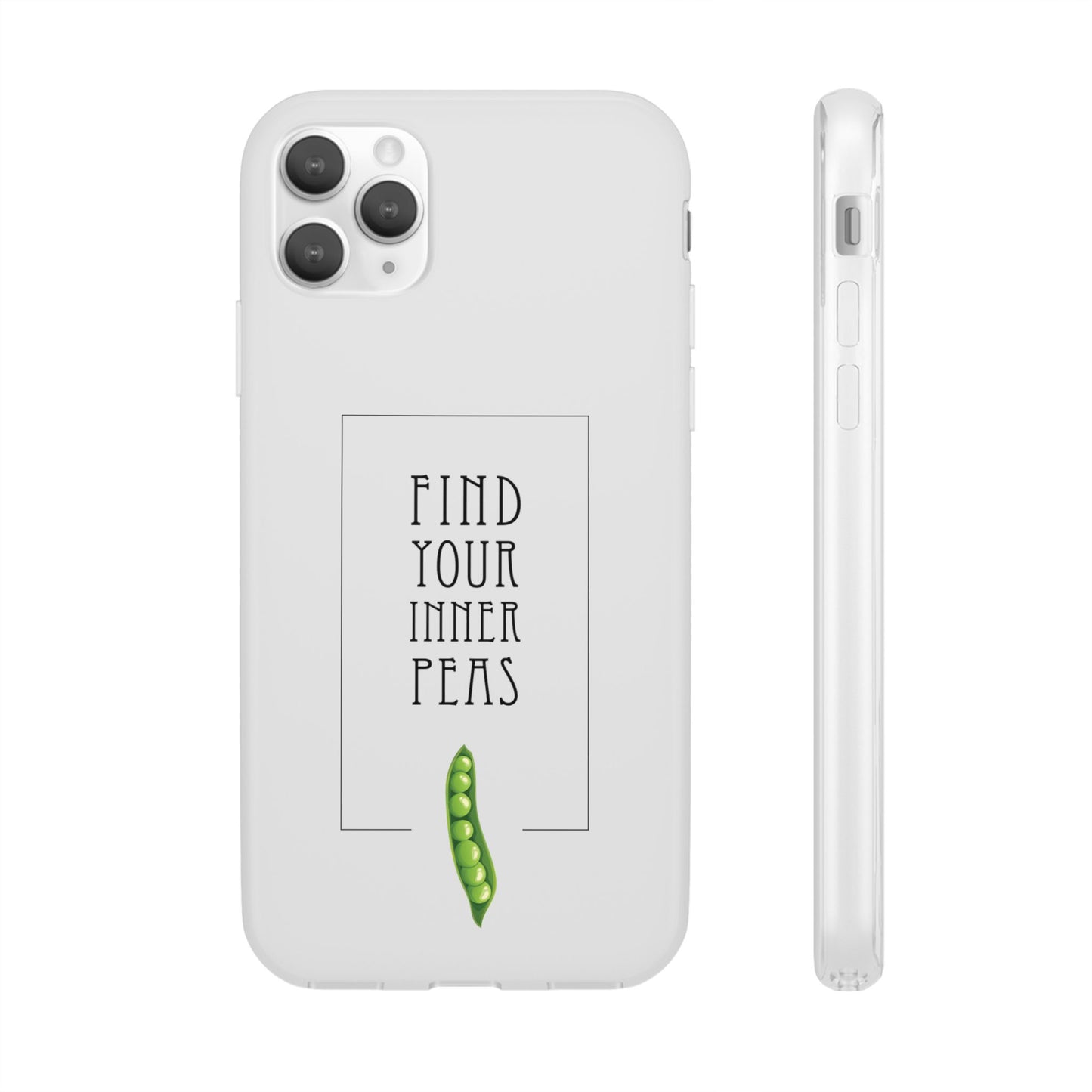 Find Your Inner Peas  |  Flexi Phone Case (Gift Packaging Available)