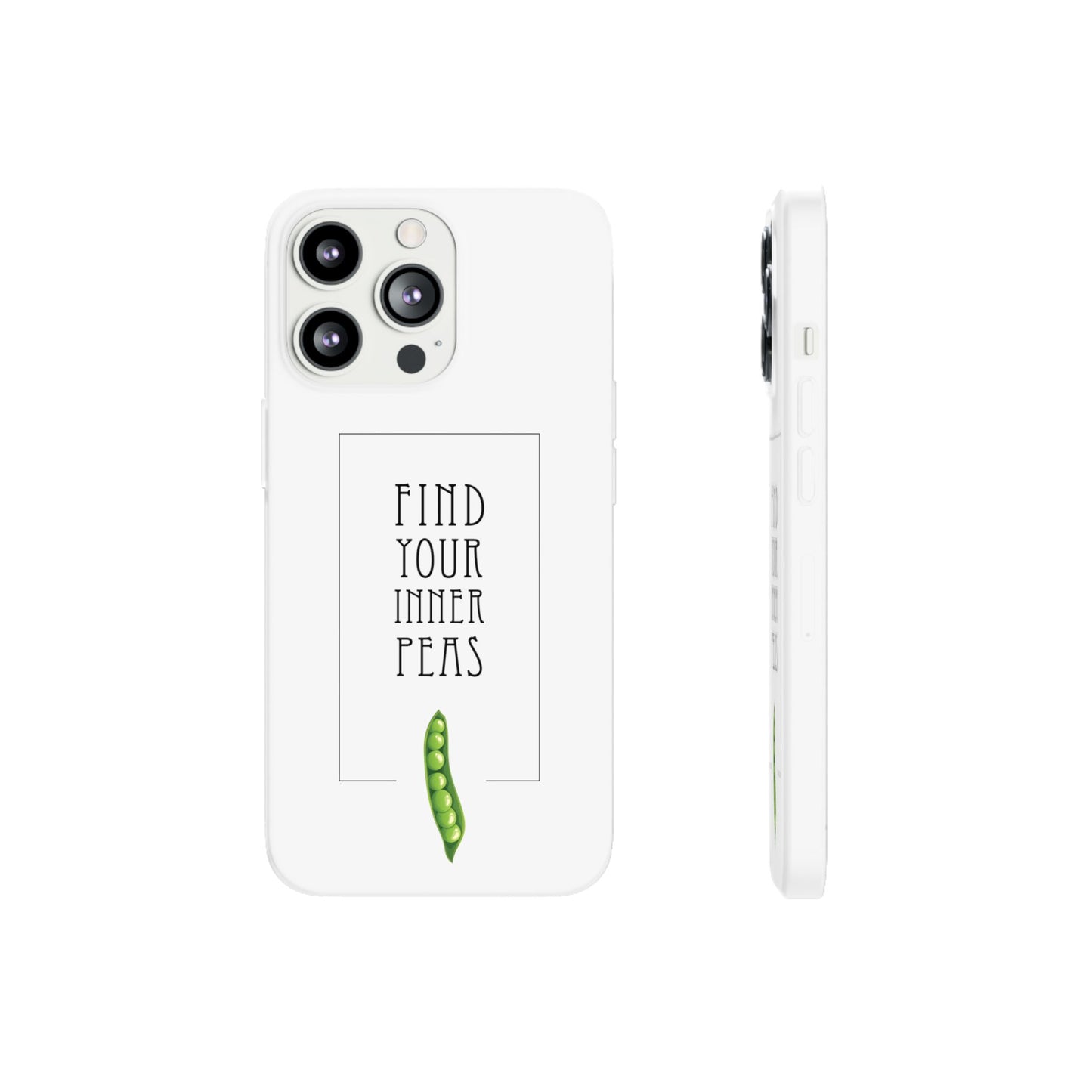 Find Your Inner Peas  |  Flexi Phone Case (Gift Packaging Available)