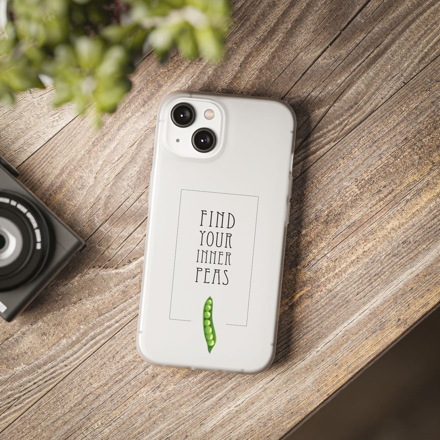 Find Your Inner Peas  |  Flexi Phone Case (Gift Packaging Available)