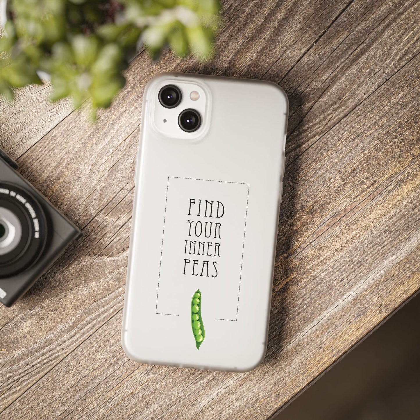 Find Your Inner Peas  |  Flexi Phone Case (Gift Packaging Available)