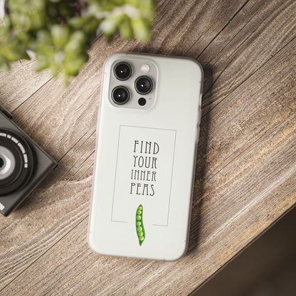 Find Your Inner Peas  |  Flexi Phone Case (Gift Packaging Available)