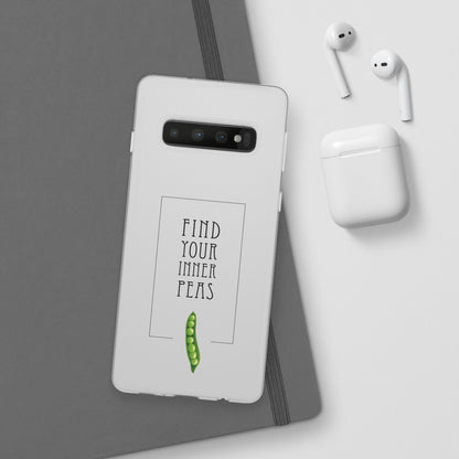 Find Your Inner Peas  |  Flexi Phone Case (Gift Packaging Available)