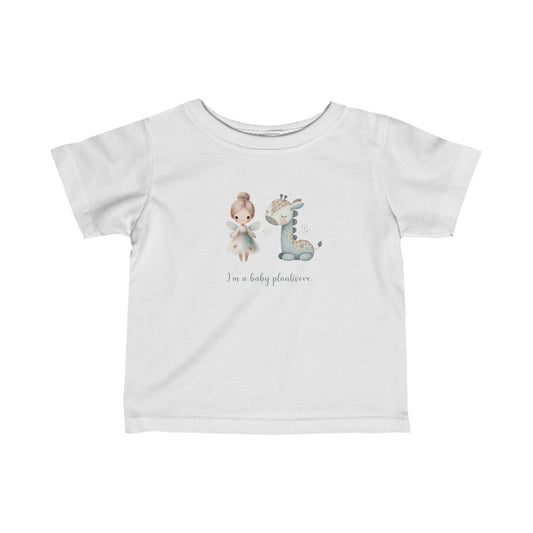 I'm a Baby Plantivore, Watercolor Art  |  Infant Fine Jersey Tee