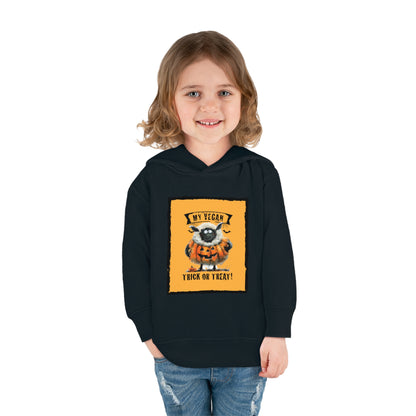 My Vegan Trick or Treat - Sheep  |  Toddler Pullover Fleece Hoodie