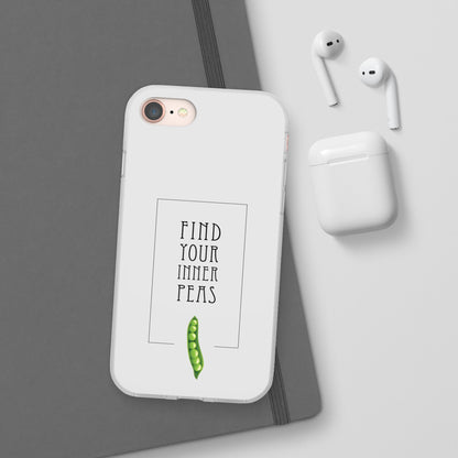 Find Your Inner Peas  |  Flexi Phone Case (Gift Packaging Available)