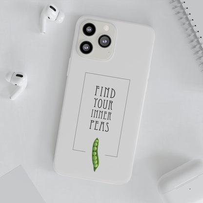 Find Your Inner Peas  |  Flexi Phone Case (Gift Packaging Available)