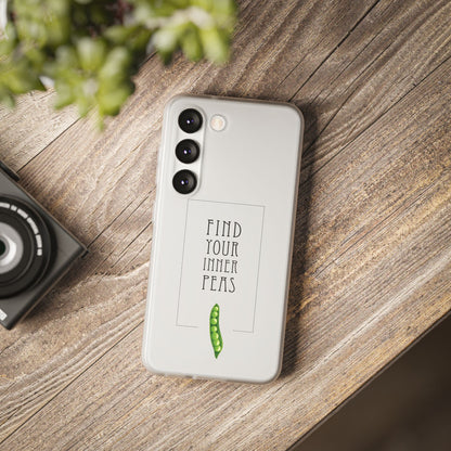 Find Your Inner Peas  |  Flexi Phone Case (Gift Packaging Available)