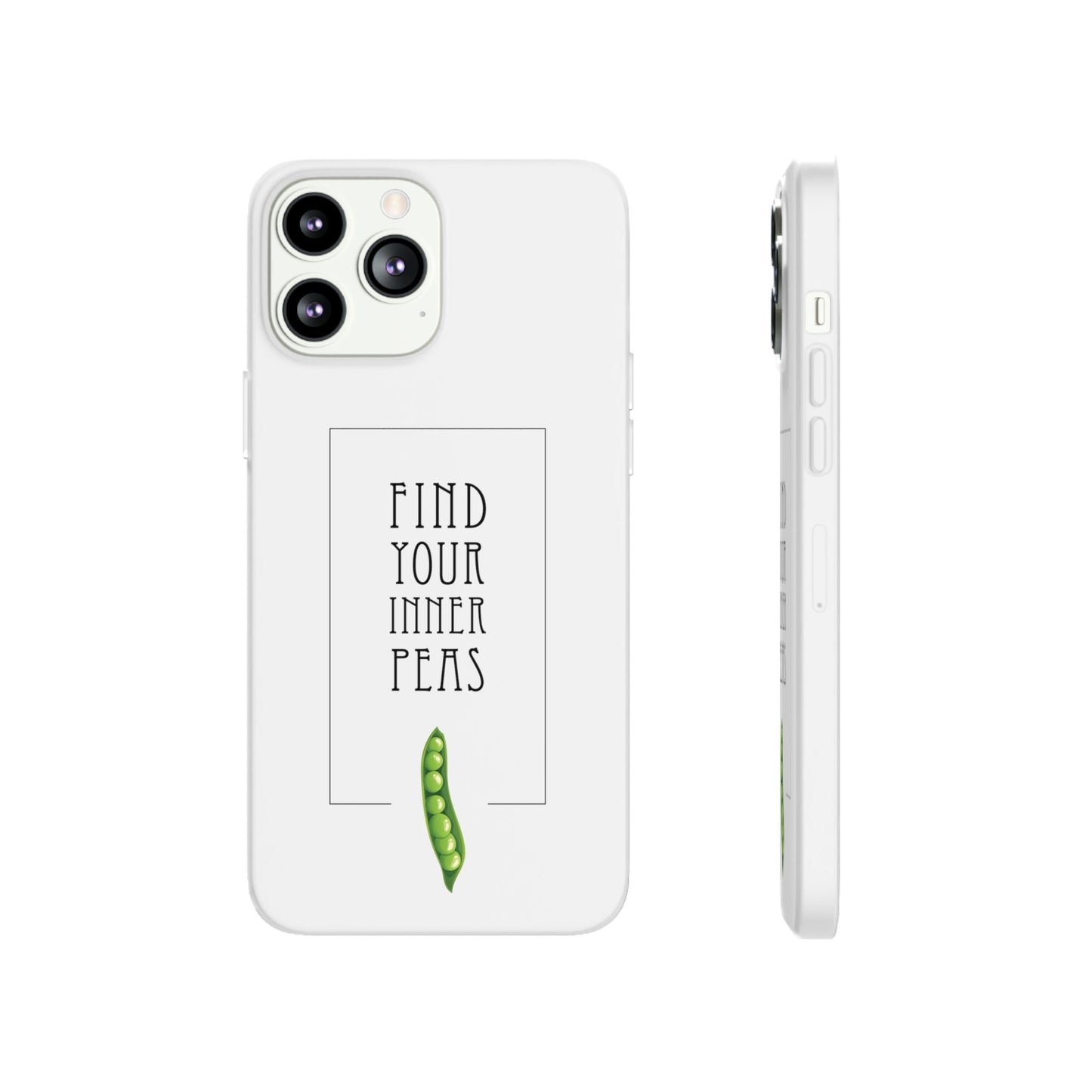 Find Your Inner Peas  |  Flexi Phone Case (Gift Packaging Available)