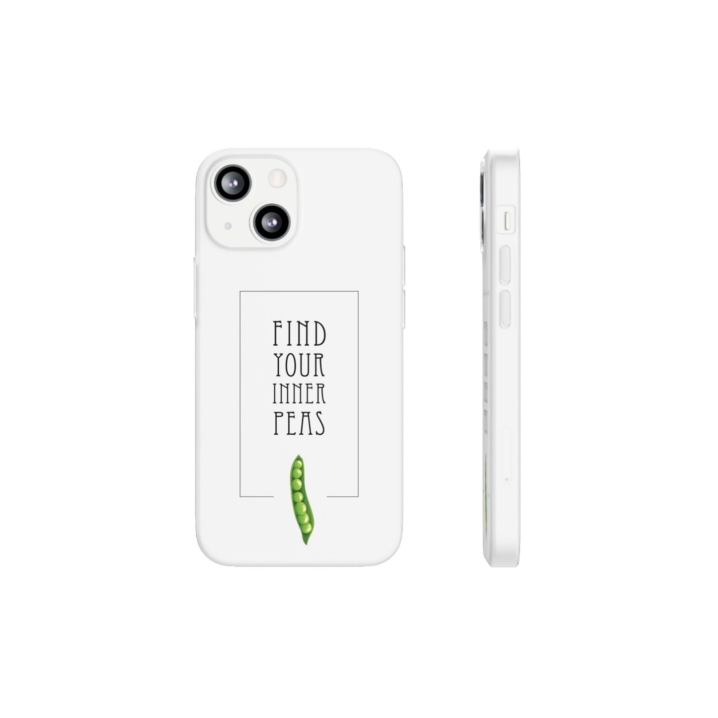 Find Your Inner Peas  |  Flexi Phone Case (Gift Packaging Available)