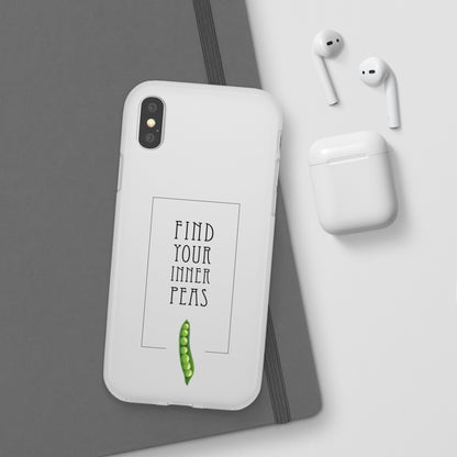 Find Your Inner Peas  |  Flexi Phone Case (Gift Packaging Available)