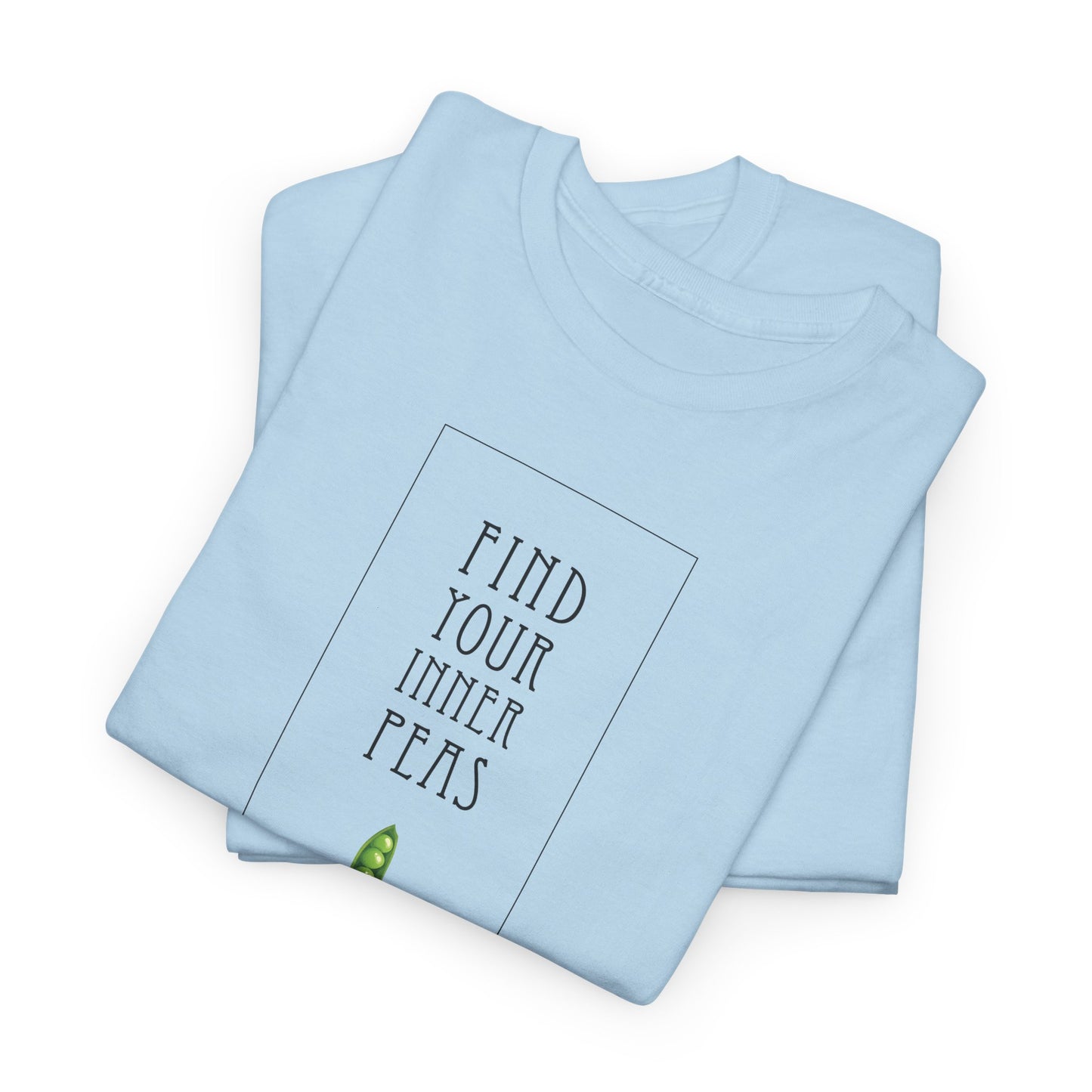 Find Your Inner Peas  |  Unisex 100% Heavy Cotton Tee