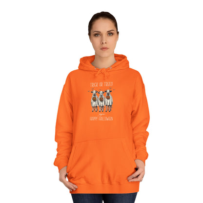 Trick or Treat, Happy Vegan Halloween  |  Halloween Vegan Unisex Hoodie