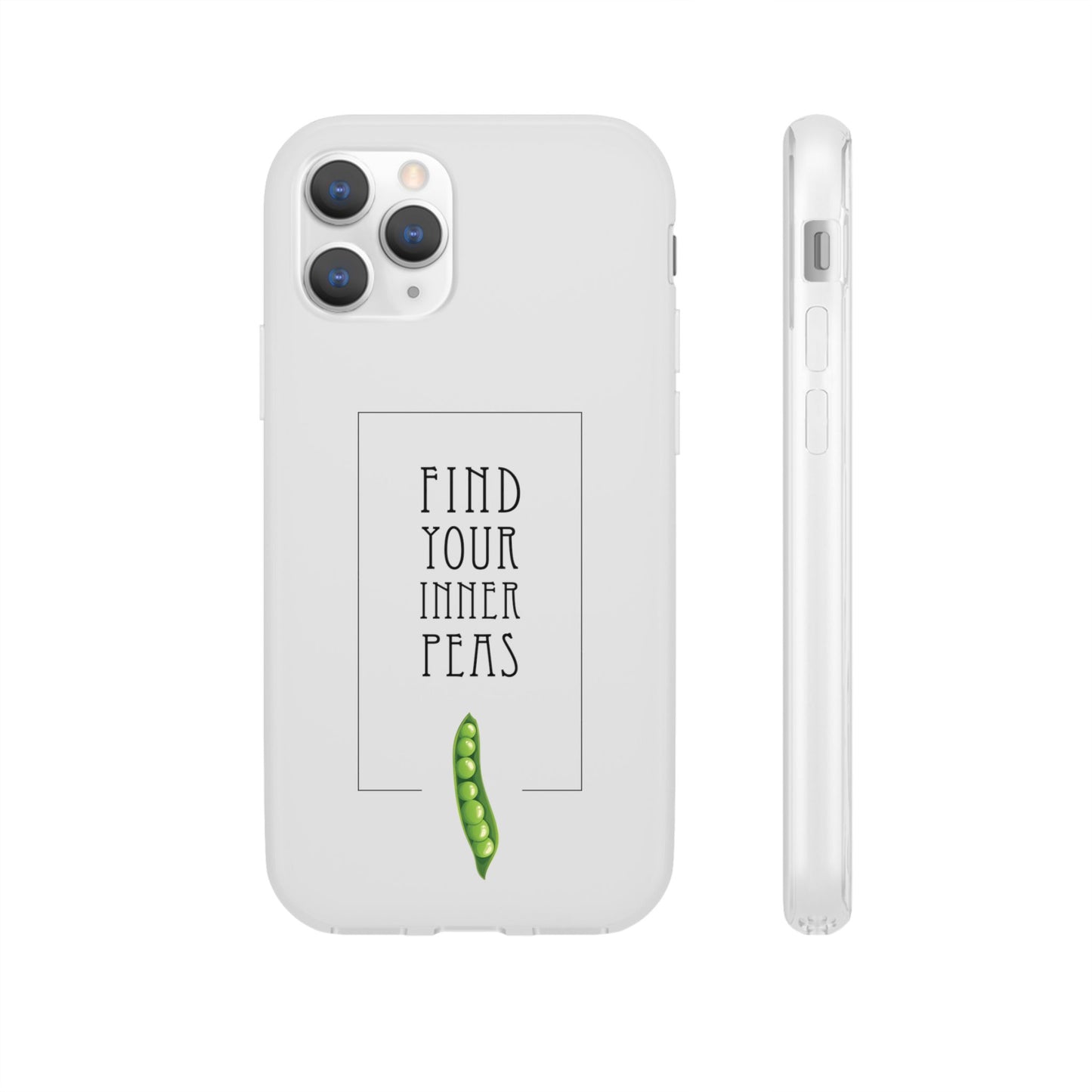 Find Your Inner Peas  |  Flexi Phone Case (Gift Packaging Available)