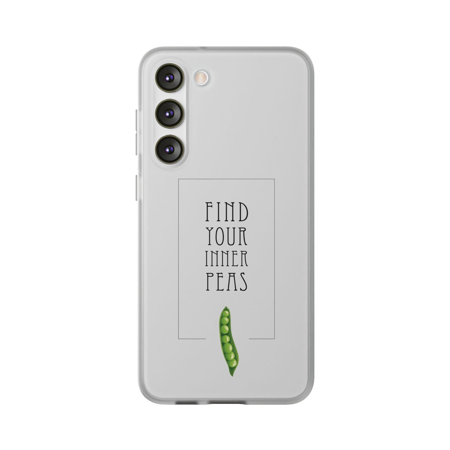 Find Your Inner Peas  |  Flexi Phone Case (Gift Packaging Available)