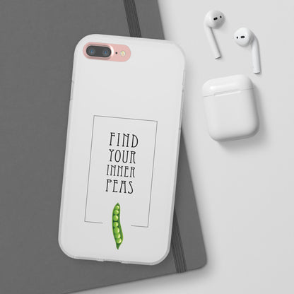 Find Your Inner Peas  |  Flexi Phone Case (Gift Packaging Available)