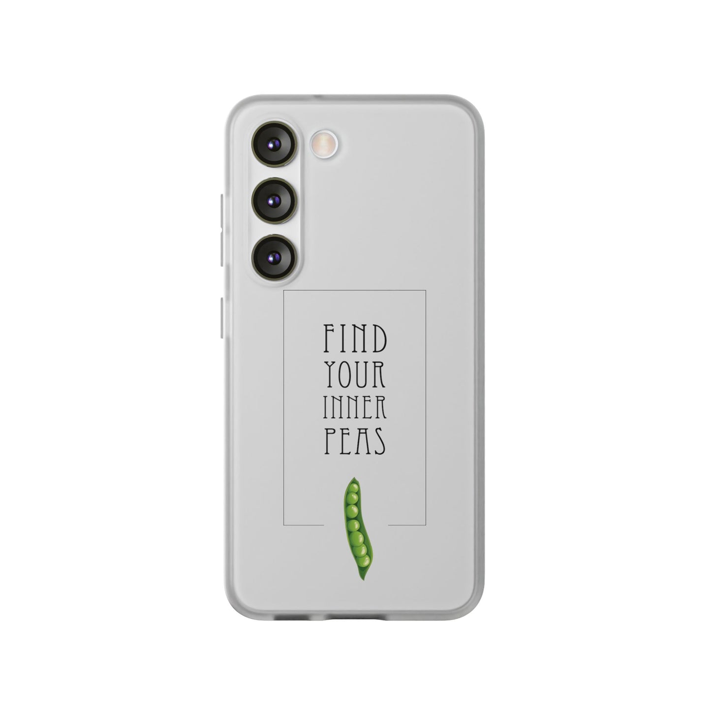 Find Your Inner Peas  |  Flexi Phone Case (Gift Packaging Available)