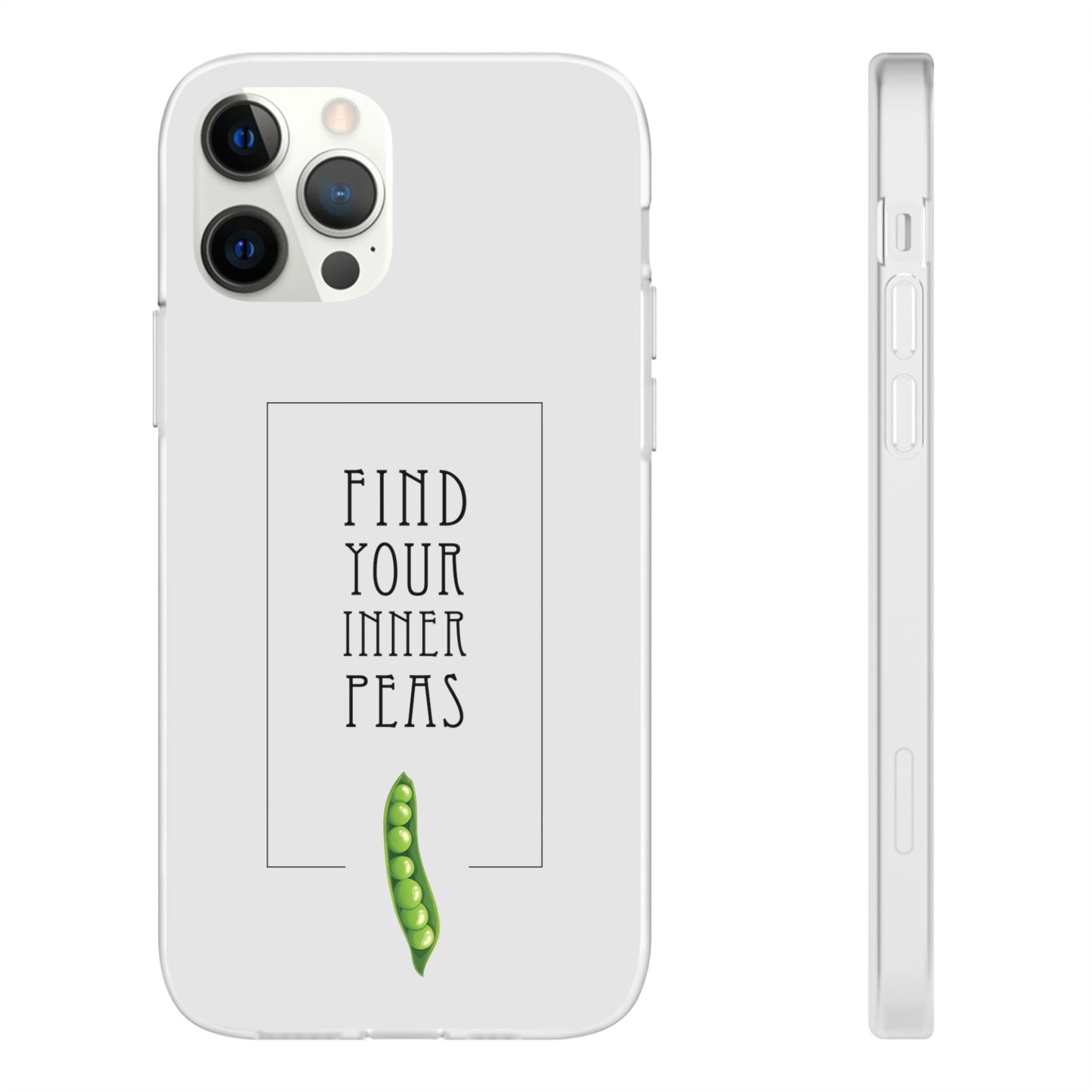 Find Your Inner Peas  |  Flexi Phone Case (Gift Packaging Available)