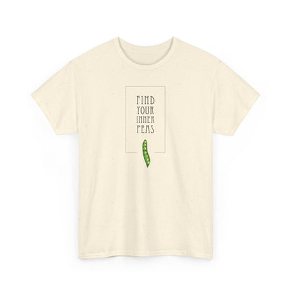 Find Your Inner Peas  |  Unisex 100% Heavy Cotton Tee