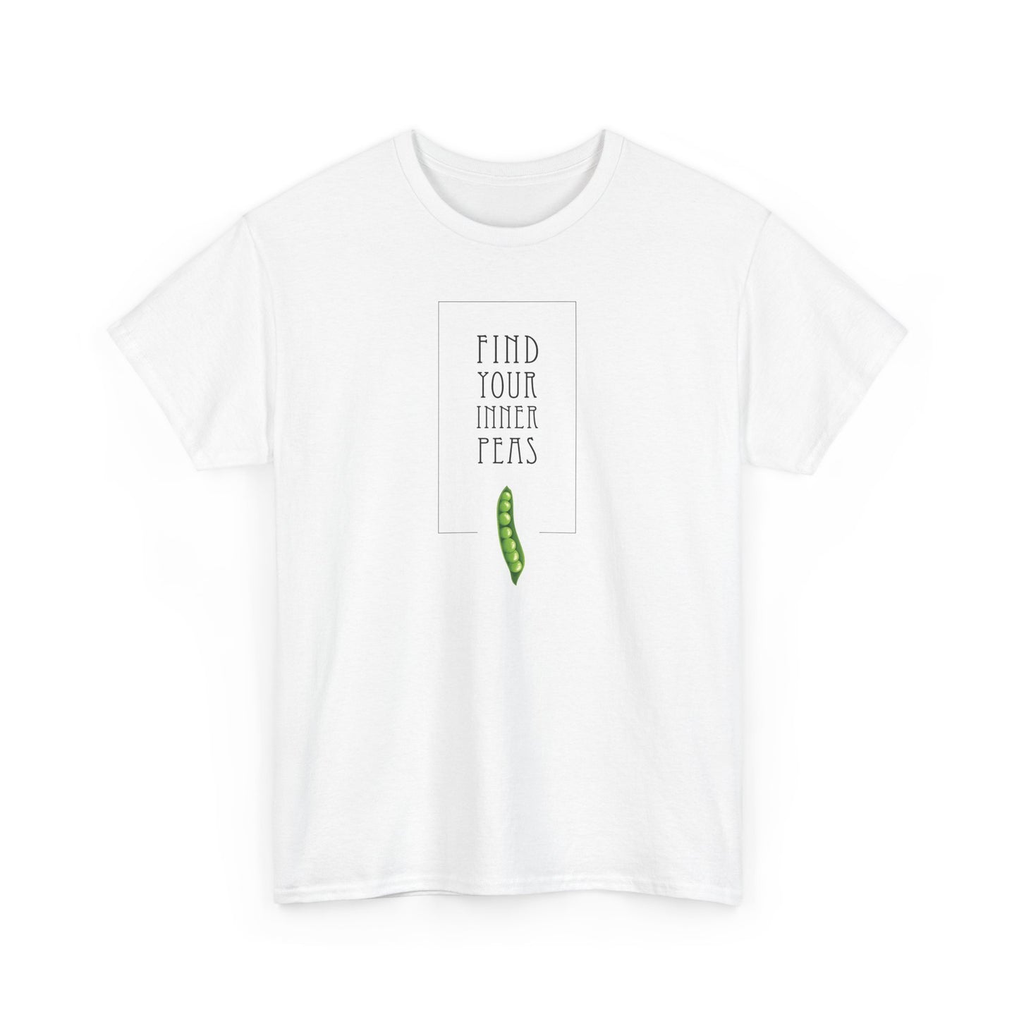 Find Your Inner Peas  |  Unisex 100% Heavy Cotton Tee