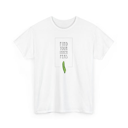 Find Your Inner Peas  |  Unisex 100% Heavy Cotton Tee